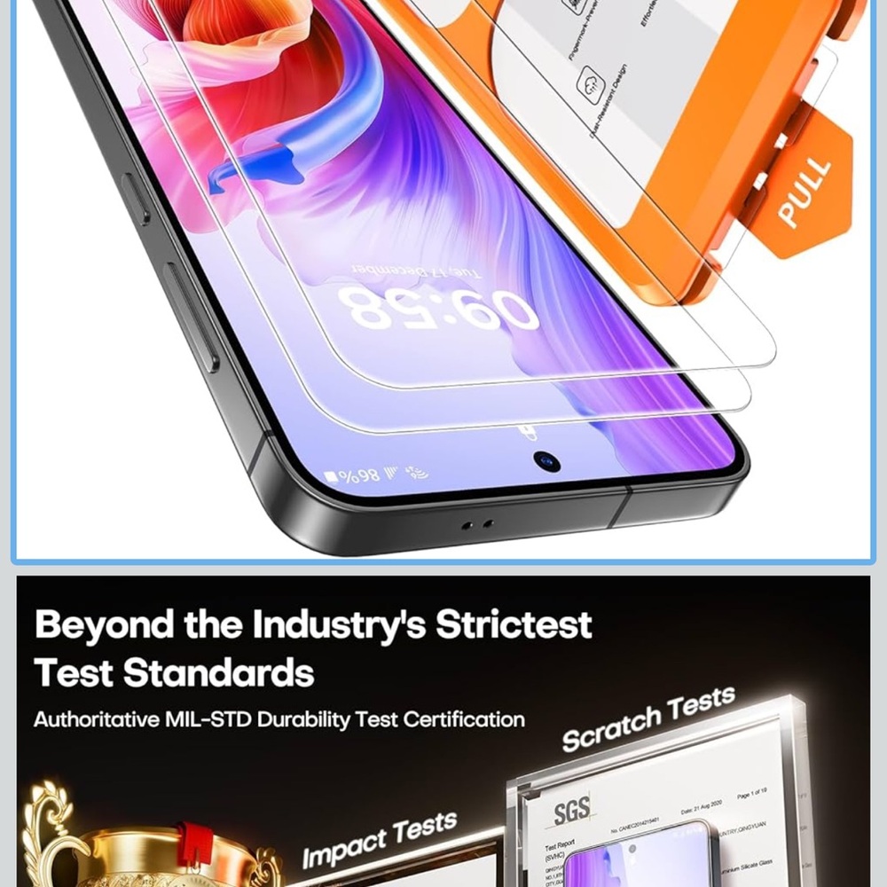 Galaxy s26 plus screen protector